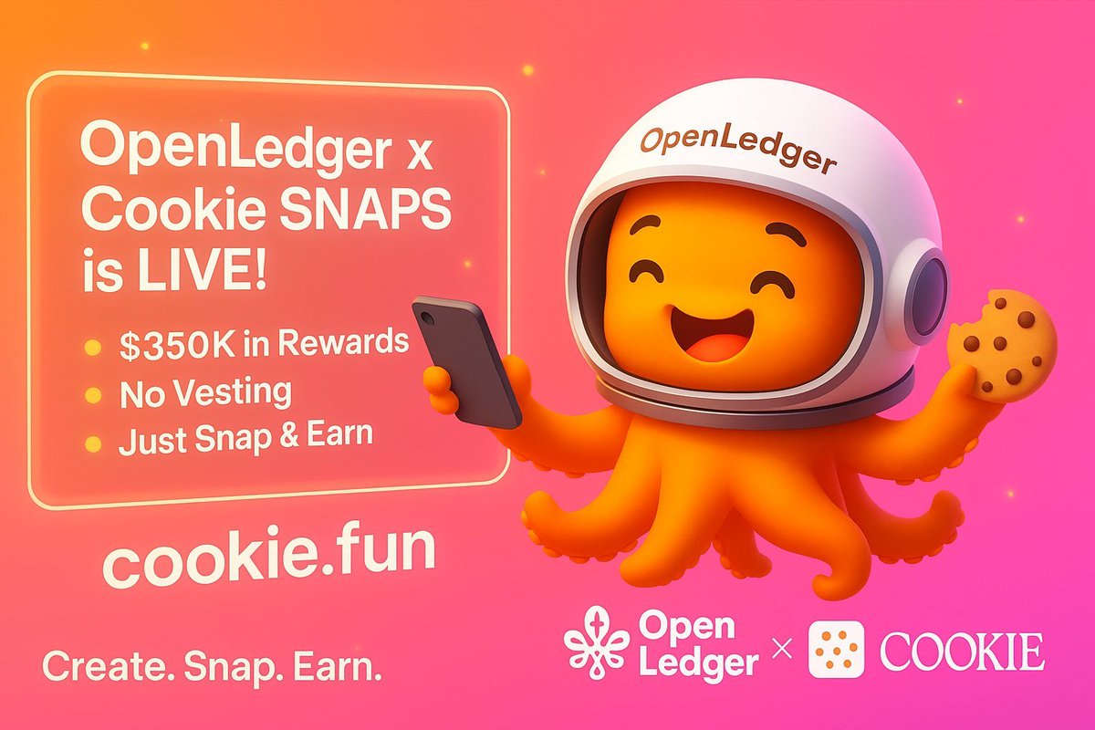 Gee Emm to every Snapper on <a href="/cookiedotfun/">Cookie DAO 🍪</a> 
Snapping about <a href="/OpenledgerHQ/">OpenLedger</a>