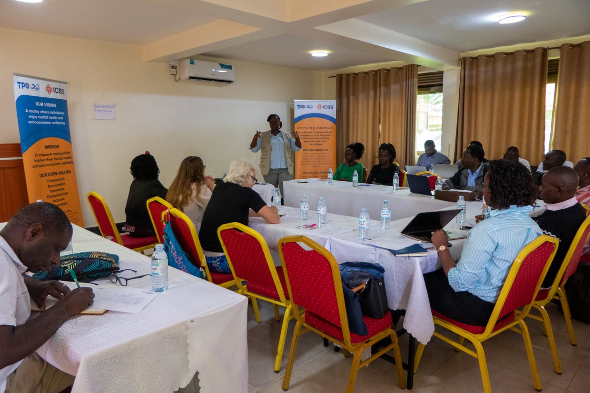 icbs_connect's tweet photo. Consortium members, @TpoUg, @CBS__Rwanda, @EByumba, sociotherapy facilitators &amp; Patiko leaders, met in Gulu for a powerful exchange under the #CONNECTforPeace project.

Not just a meeting, but a step toward cross-border collaboration.

#CBS #MHPSS https://t.co/BexSOUqCgR