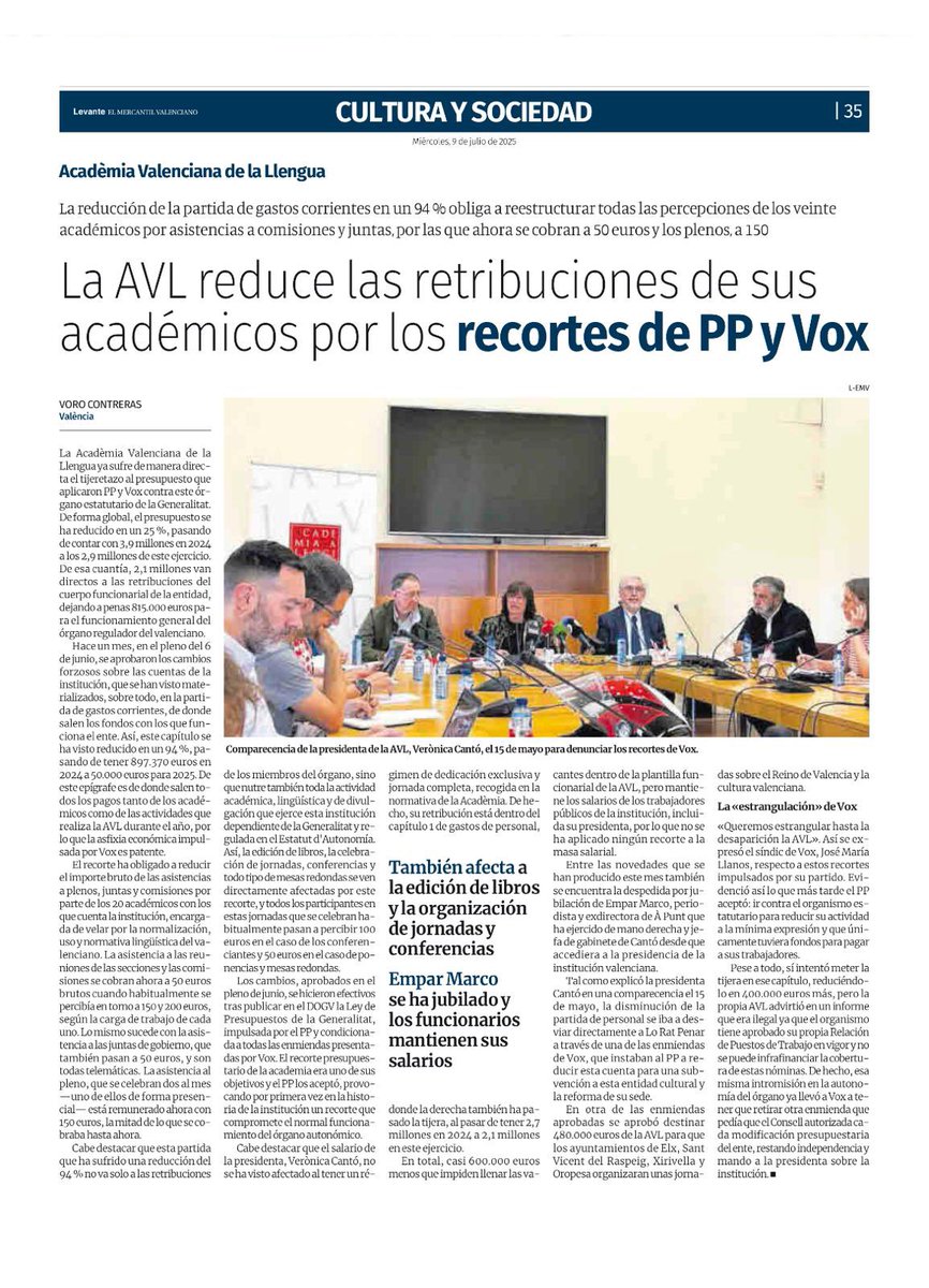 LlanosMasso's tweet photo. “Así, la edición de libros, la celebración de jornadas, conferencias y todo tipo de mesas redondas se ven directamente afectadas por este recorte”
¡Vamos por buen camino! https://t.co/5S3pcOoASP