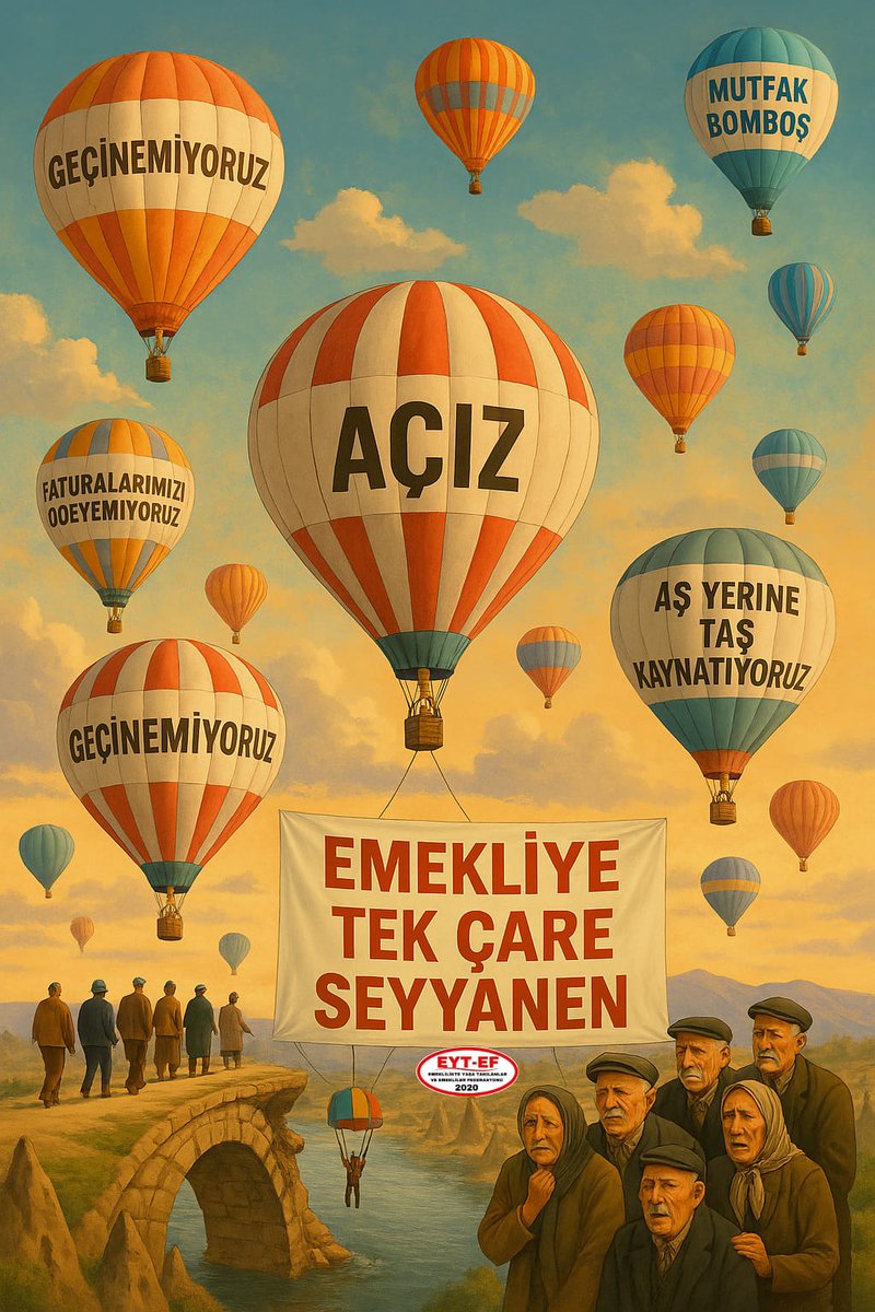 TAG
👇
#EmekliyeTEKçareSEYYANEN

Kiralar uçmuş,
Faturalar alev almış,
Gıda lüks olmuşken;

Kök maaş zulmü ve göstermelik
artışlarla, 

Ölüm sınırına itilen #Emekli için
tek çıkış yolu 30BinTL 
#SeyyanenZam dır.

#5000KısmiyeTEKçareYASA
<a href="/RTErdogan/">Recep Tayyip Erdoğan</a>
<a href="/_cevdetyilmaz/">Cevdet Yılmaz</a>
<a href="/isikhanvedat/">Prof. Dr. Vedat Işıkhan</a>