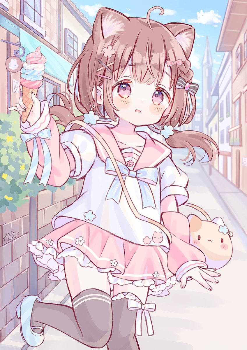 fruitsrabbit's tweet image. リクエストありがとうございました🐰#Skeb