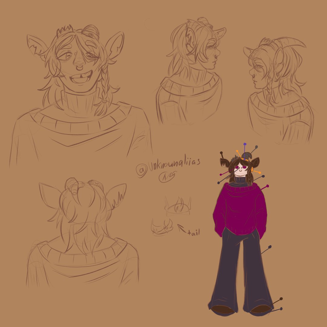 UnknownAliias's tweet image. Some ref sheets for an upcoming project I'm hoping to make !
.
.
#reference #referencesheet #goat #fox #werewolf #werefox #cat #art #illustration