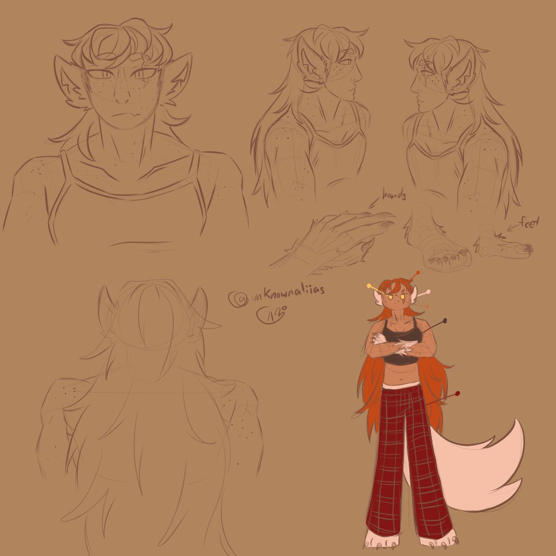UnknownAliias's tweet image. Some ref sheets for an upcoming project I'm hoping to make !
.
.
#reference #referencesheet #goat #fox #werewolf #werefox #cat #art #illustration