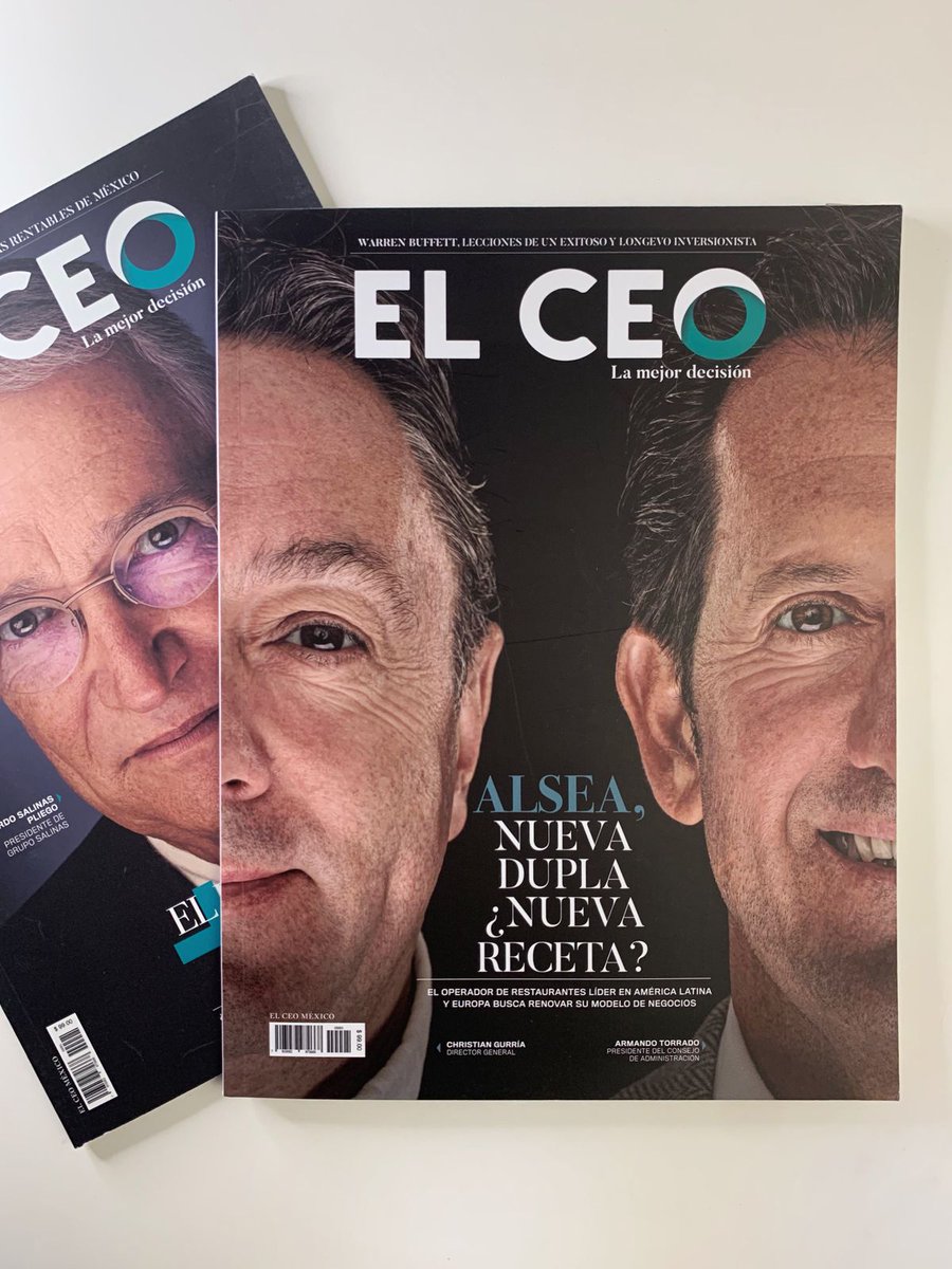 Karlagarciagil's tweet photo. Ya está aquí el segundo número de la revista #ELCEO
Consíguela en Sanborns y conoce las mejores historias del mundo de los negocios...
@PatriciaGMedina @rnoguez @moscosamartz @RodARosales99 @SerchRincon @dibanezh @jraullinares @mario_gamez_ @MarioMal @robertoah https://t.co/8miRiIXRdN