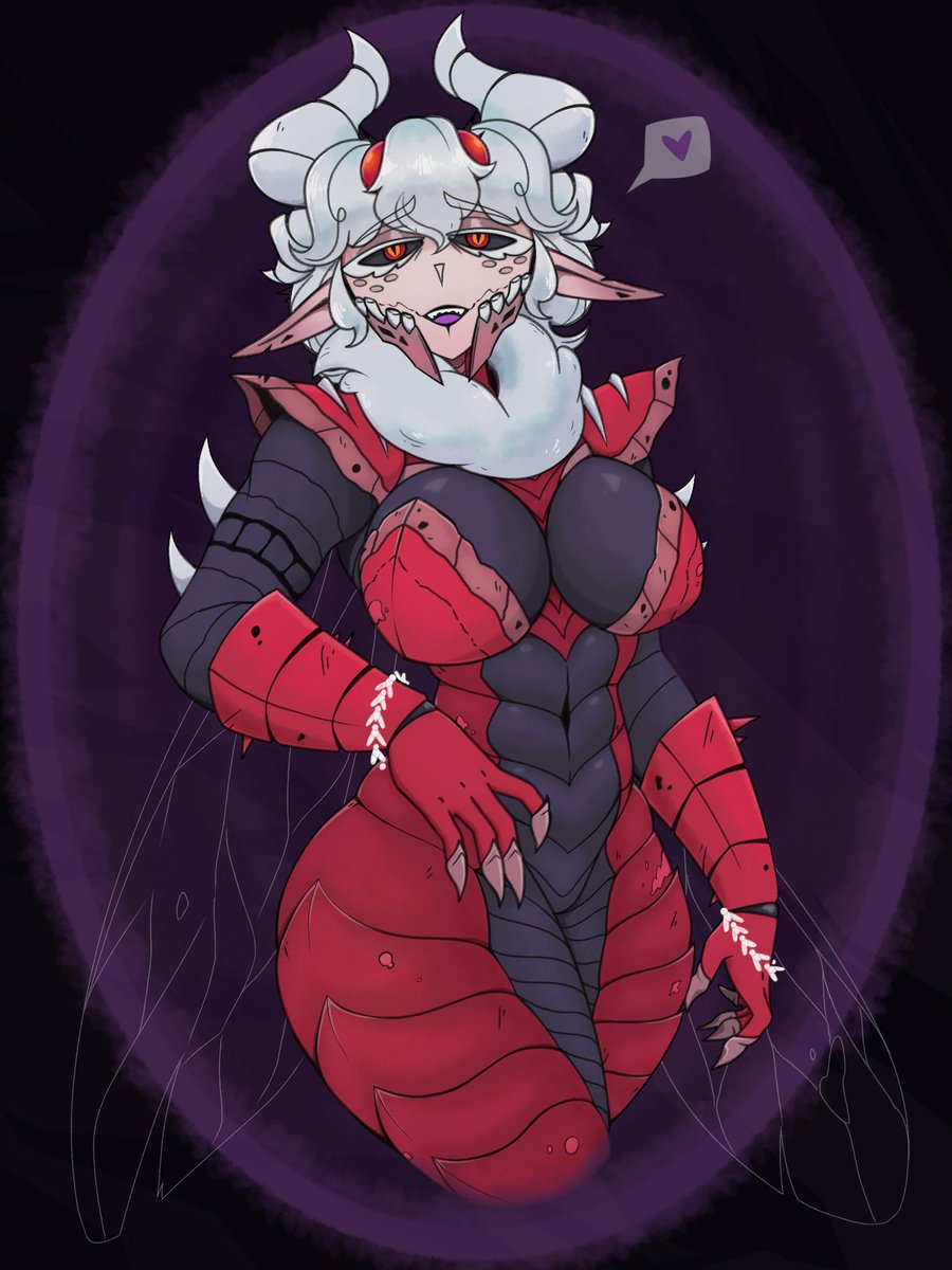 horned_nibbler's tweet image. Thank you you all for 750+ followers! Love you all!!
Here's your buffed Beelzebug with boobs 0w0
#helltaker #beelzebub