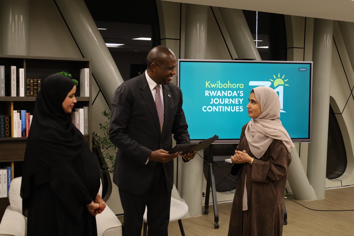 As a continuation of #Kwibohora31, Amb. <a href="/JohnMirenge/">John Mirenge</a> held an interactive discussion with young intellectuals, researchers, authors, and public opinion leaders in Abu Dhabi, UAE. He shared Rwanda’s rebirth, from a dark past to a beacon of unity, security and prosperity.