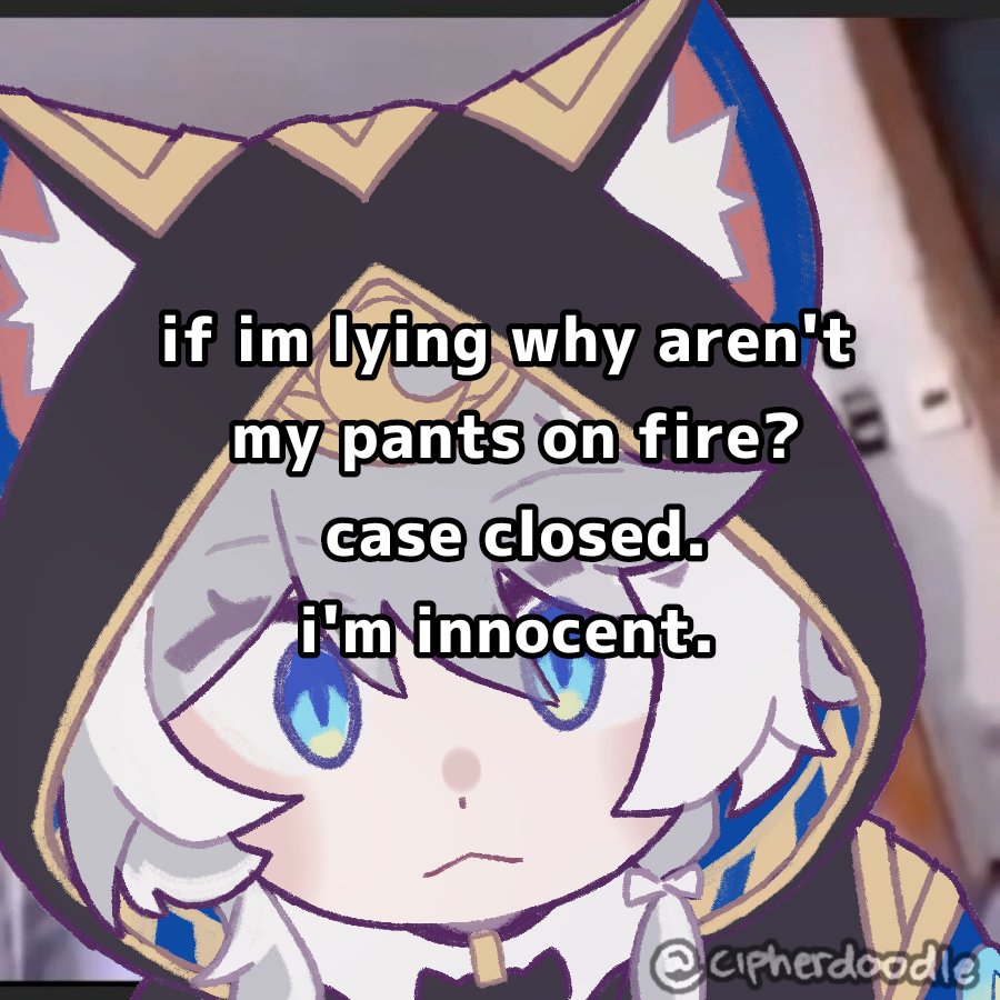 cipherdoodle's tweet image. she never lies #cipher #honkaistarrail