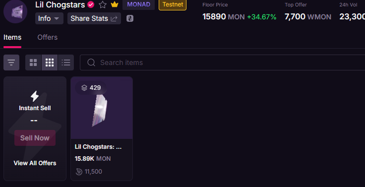 What a crazy price <a href="/monad_xyz/">Monad</a> <a href="/chogstarrr/">Will melt faces, God willing.</a>