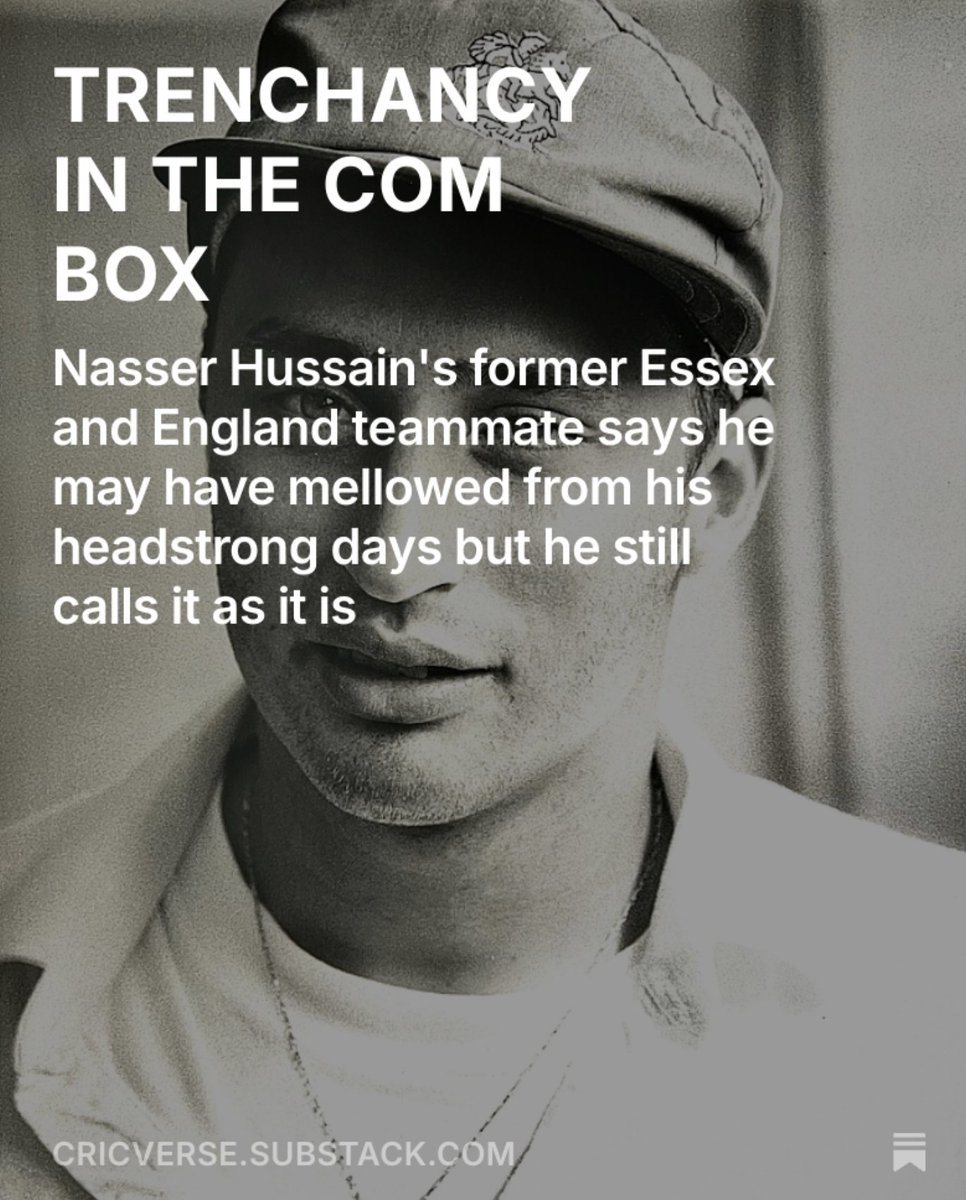 theanalyst's tweet image. Still calls a spade a spade after all these years... open.substack.com/pub/cricverse/…