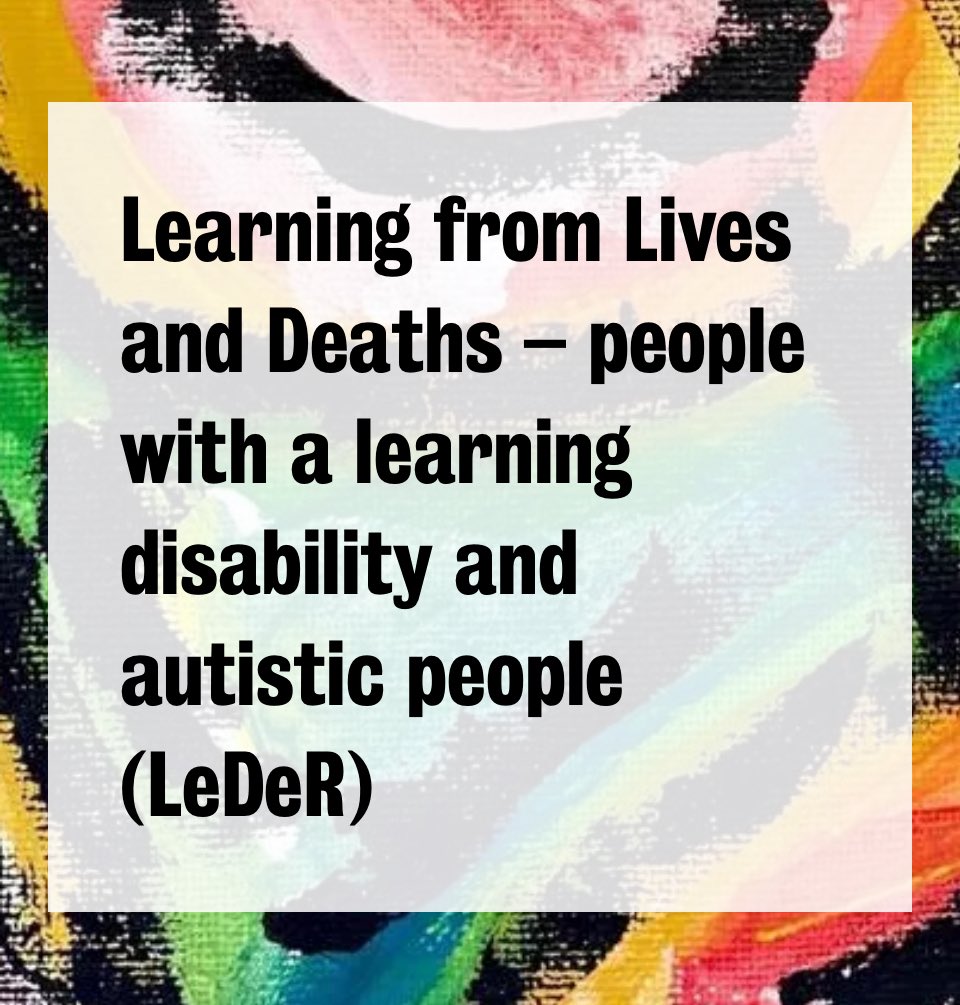 Diana O'Connor (@diaoaks) on Twitter photo My MP has written back to say he will ‘contact the relevant department on your behalf and raise your concerns’ regarding the very late publication of the ‘Annual’ <a href="/AliveLeder/">Learning from Lives and Deaths - LeDeR researchers</a> report.
Maybe more of us could raise the flag 🚩 My MP has written back to say he will ‘contact the relevant department on your behalf and raise your concerns’ regarding the very late publication of the ‘Annual’ <a href="/AliveLeder/">Learning from Lives and Deaths - LeDeR researchers</a> report.
Maybe more of us could raise the flag 🚩