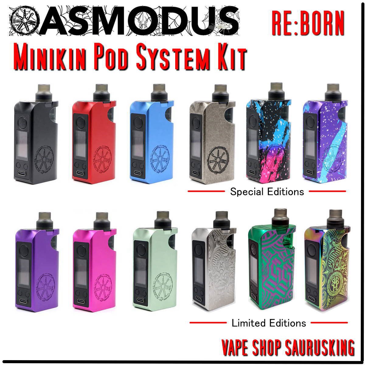 Saurusking1's tweet photo. 復活 Asmodus
米国メーカーがVAPEから撤退して
まるでヤル気がなくなっていましたが
Asmodusが復活したと連絡があって
久しぶりに仕入れました。
Minikin Pod
さすがAsmodus です
https://t.co/obEa8h9sma https://t.co/AXR8OhU5Yx