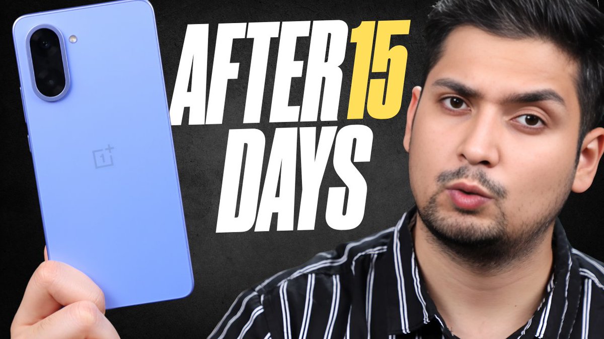 OnePlus Nord CE 5 Review – Worth the Hype or Not? 

Big battery, smooth display, and AI features—but does it really offer the best value in its segment? Let’s break it down!

youtu.be/3oC0o2TiDms?fe…

#OnePlusNordCE5 #MidRangePhone #Smartphone2025 #TechReview #OnePlusIndia