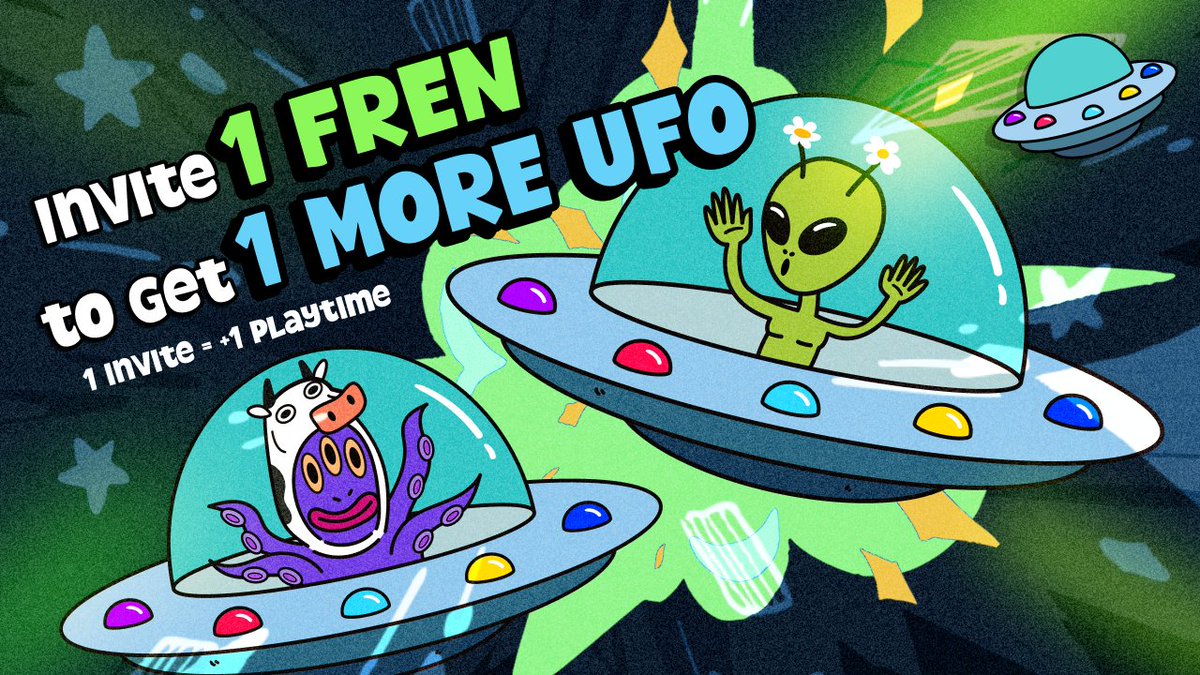 👽🛸 Not enough UFOs? Still craving more flips?

Invite 1 fren → Get +1 UFO (playtime).
Unlimited. Unstoppable.

You can’t stop. You won’t stop.
Bring more frens, get more UFOs, keep abducting cows. 🐄💥

👉 Play now: t.me/tothemoo_bot?s…

Don’t let your flips run out.
MOO or