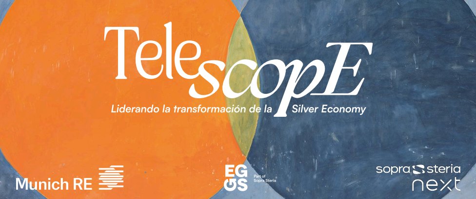 Santalucía Impulsa (@santalucia_imp) on Twitter photo 🔭 ¿Cómo queremos envejecer?
En la última sesión de Innosfera de Santalucía Impulsa, junto a <a href="/MunichRe_AS/">Munich Re Automation Solutions Ltd</a> y <a href="/SopraSteria_ES/">Sopra Steria España</a> , analizamos el futuro de la #SilverEconomy
📖El whitepaper Telescope explora un envejecimiento digno y sostenible
👉lnkd.in/eAJ8-ubk 🔭 ¿Cómo queremos envejecer?
En la última sesión de Innosfera de Santalucía Impulsa, junto a <a href="/MunichRe_AS/">Munich Re Automation Solutions Ltd</a> y <a href="/SopraSteria_ES/">Sopra Steria España</a> , analizamos el futuro de la #SilverEconomy
📖El whitepaper Telescope explora un envejecimiento digno y sostenible
👉lnkd.in/eAJ8-ubk