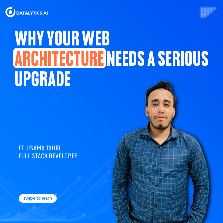 DatalyticsAi's tweet image. If your site crashes under pressure, loads like a snail 🐌, or struggles to scale—it's time for a web architecture glow-up. Don't let outdated tech hold you back!

#WebArchitecture #TechUpgrade #DigitalGrowth #ScalableSolutions #DatalyticsAI #WebDev #ITStrategy