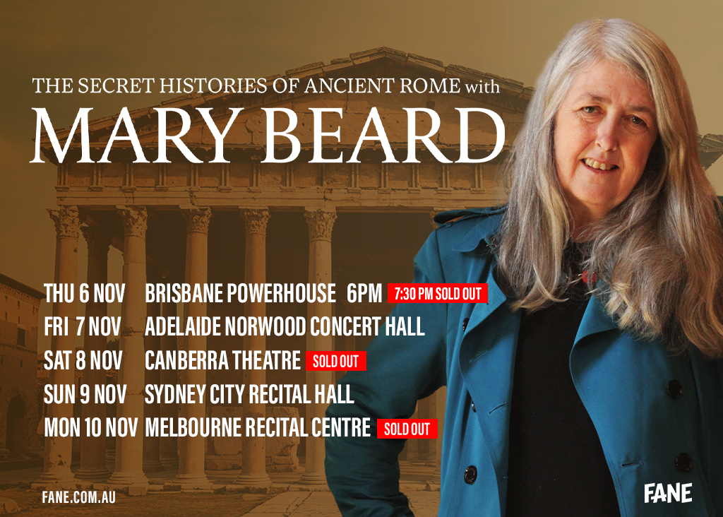 Friends in Brisbane. NB: we have just added a "matinee" (6.00 pm) of my Secret Histories on 6 November; later show is sold out. Details here: