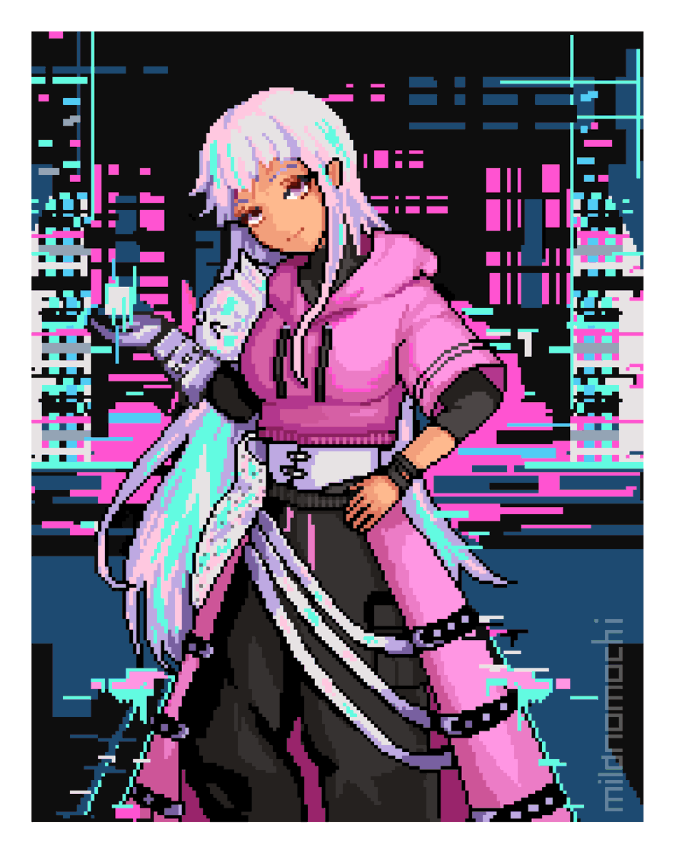 Milas_artworks's tweet image. My art fight revenge for @LRDSocks 🥰 hope you like it #pixelart #artfight2025 #artfight