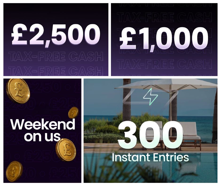 theluxprizeco's tweet image. 📷 CASH DROP TOMORROW 📷
4 winners. Thousands up for grabs.
From 50p a ticket.
Don’t miss it
📷 theluxuryprizecompany.com/live-competiti…
You could wake up £2,500 richer…
#LuxuryPrizeCo #finalentry #Livedraw #Tomorrow #luckyentry