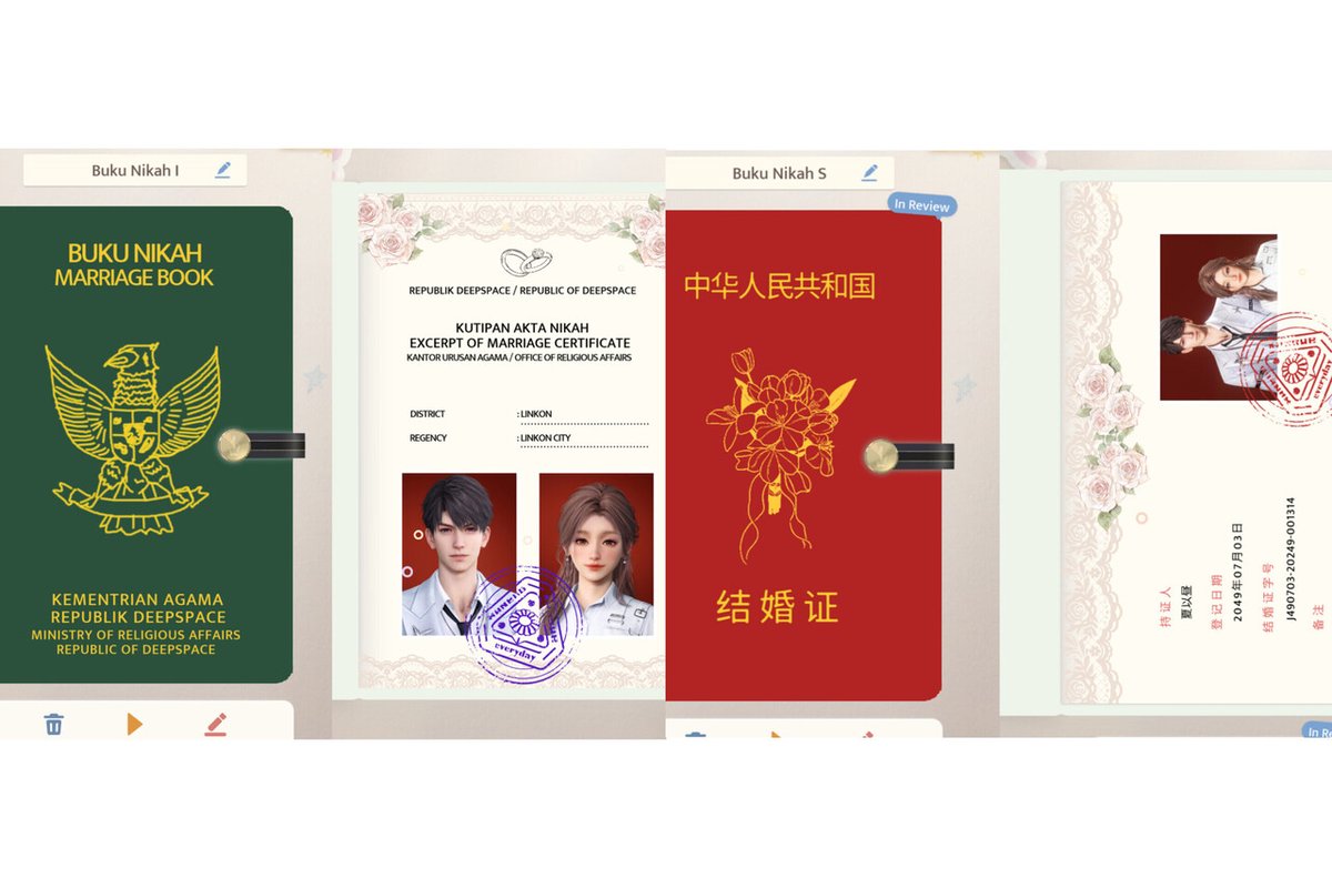 *ladfess akhirnya bisa pamer buku nikah🥹🤭