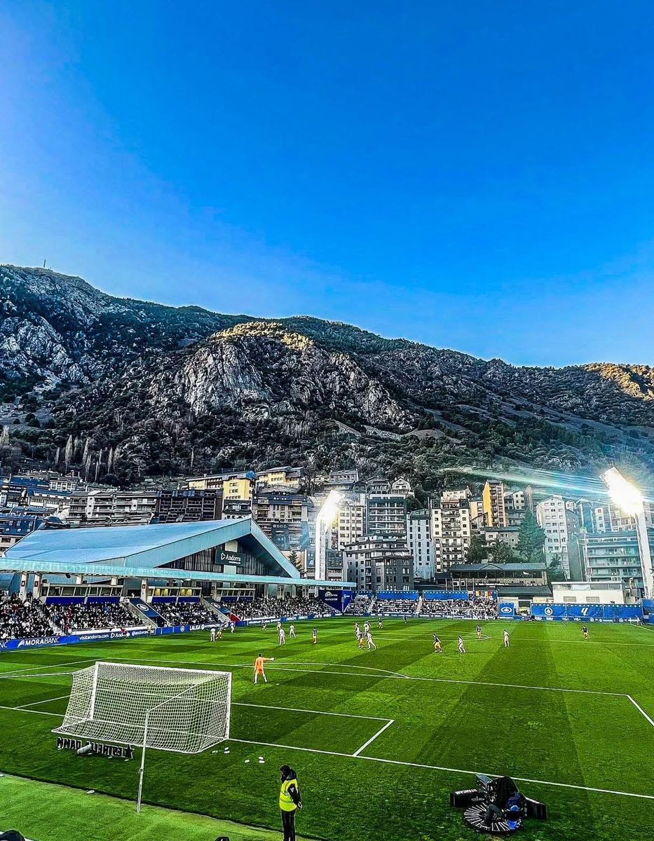 🇦🇩✨ FC Andorra have just been promoted to La Liga 2. This is their stadium. 😍🏟️