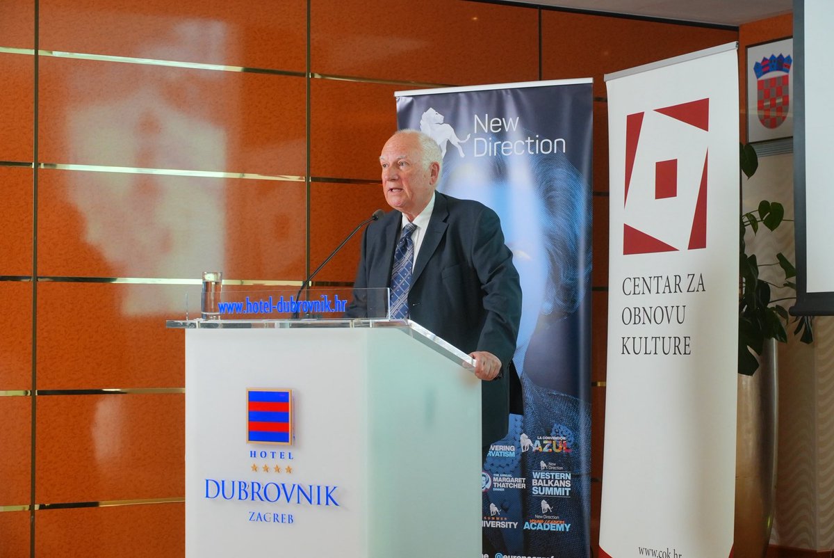 europeanreform's tweet image. 📍 Zagreb, Croatia
Day 1 of our conference on the crimes of communism, 80 years after the end of #WWII, was a powerful start.
Thanks to ND Board Member @BrankaLozo for her impactful speech, and to COK President Robin Harris for the valuable partnership.
We look forward to Day 2