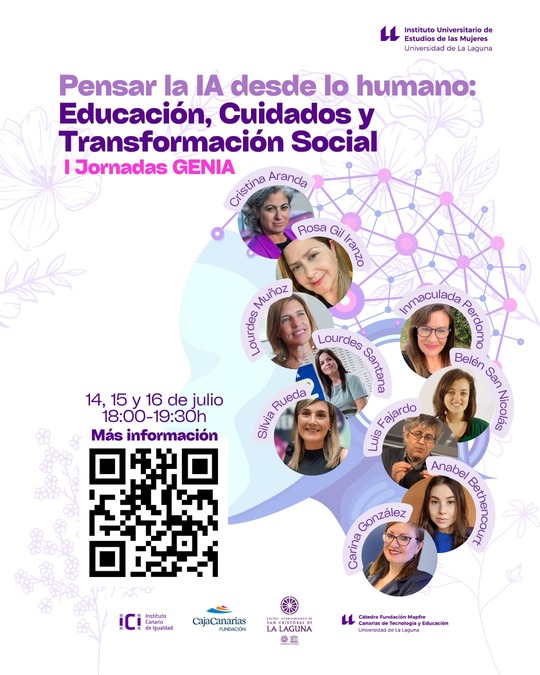 ✅ I Jornadas GenIA: Pensar la IA desde lo Humano.

🤖 Un encuentro para reflexionar críticamente sobre el impacto de la inteligencia artificial en nuestra vida colectiva.

📡 Un espacio abierto al debate entre ciudadanía, ciencia y política.

➕ INFO: shorturl.at/gNqjx