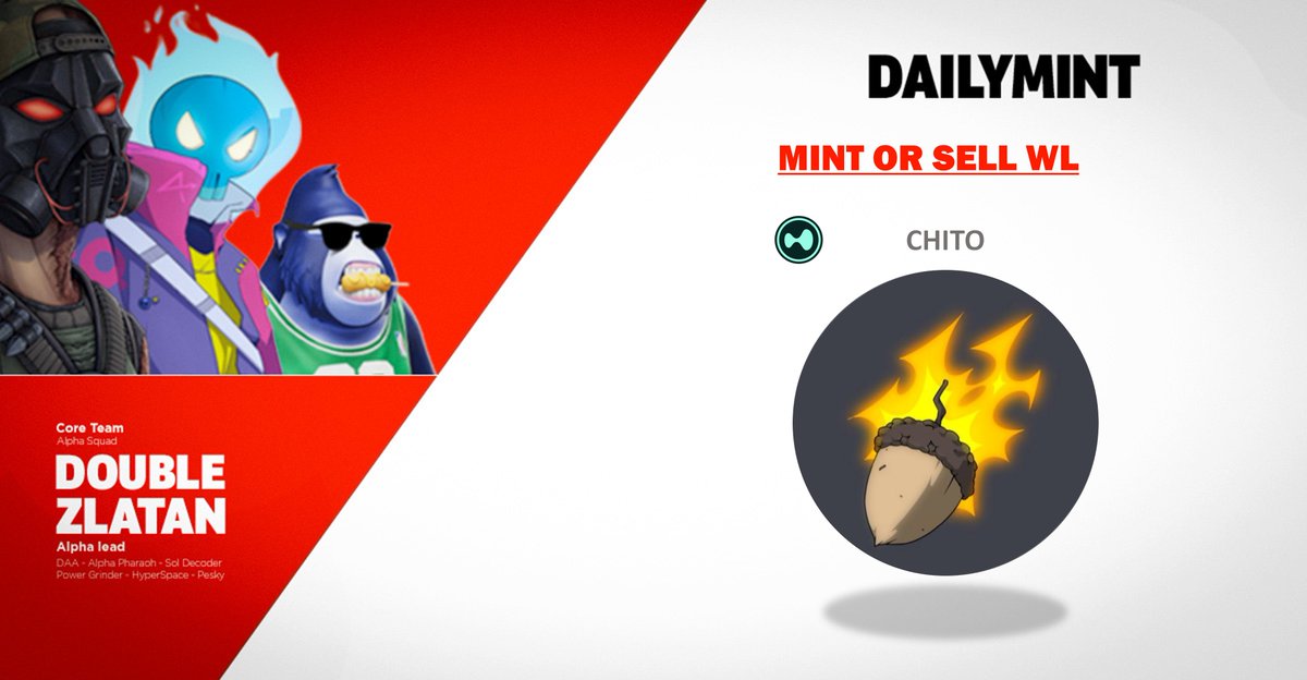 Double_Raph's tweet image. 09/07 #dailymint

UTC 1st Phase)/Public Price/Supply

@solana 
1⃣ @chibikko_nft/12:00/0 ◎/1313
2⃣ @justentropylol/12:00/1 ◎/9999
@AbstractChain
3⃣ @NorthBoundNFT/15:00/0.015 Ξ/3333
@apecoin
4⃣ @a7eofficial/13:00/0 APE/3333
@HyperliquidX
5⃣ @chito_hl/15:00/0 HYP/2222