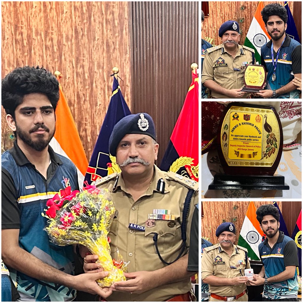 JammuDeaf's tweet photo. I, Nabeel Ahmed Dar , General Secretary of the Jammu District Association of the Deaf, am deeply honored and humbled to receive an award from Shri Shiv Kumar, DIG @digjammu Jammu Police Department. This recognition reflects the collective efforts of our association and inspires me to continue working tirelessly for the upliftment and empowerment of the deaf community in Jammu.

I sincerely express my gratitude to the Jammu Police Department for their unwavering support and encouragement. Such collaboration is vital in creating a more inclusive society with equal opportunities for all.

With utmost respect and dedication, I pledge to further advance the cause of the deaf community by striving for improved facilities, increased awareness, and expanded inclusive sports and education programs that empower our members to thrive
Together, we will continue to build a stronger