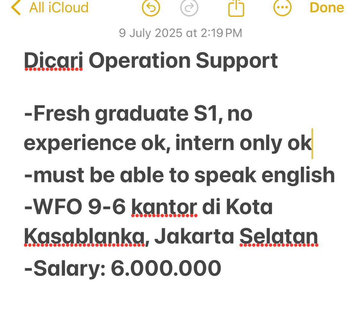 bbxxxdd200's tweet photo. @worksfess Itv nya cpt nih nder > send cv ke linkedin aku kalau tertarik https://t.co/7EHOdnrswd