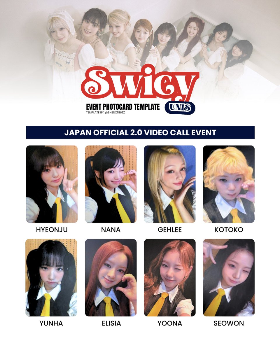 swicy_unis_template | [SWICY] UNIS Event Photocard Template List