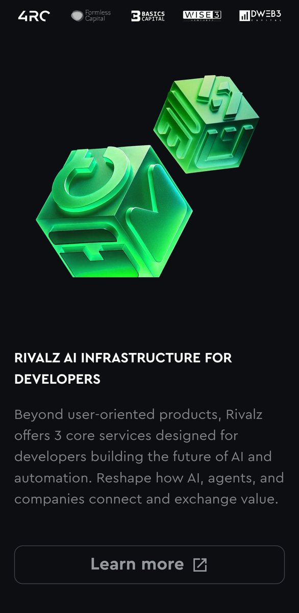 LostkingsID's tweet image. Why do most devs build on @Rivalz_AI?
@Rivalz_AI is a distributed storage network that enables developers to build decentralized applications.
It is a decentralized storage network that allows developers to store and retrieve data in a secure, decentralized, and efficient…