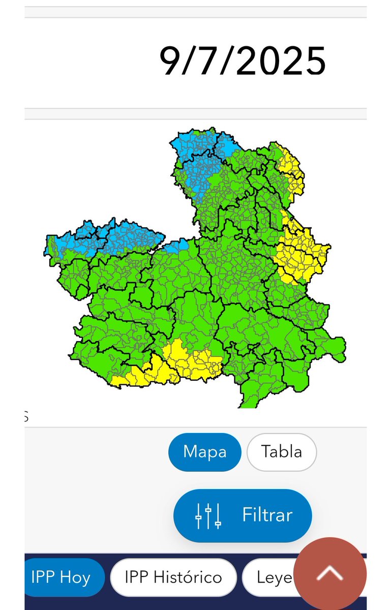 En el enlace web del Infocam aparece el primer mapa y en el perfil de X habéis publicado  un mapa muy diferente. Por favor podéis aclarar cual es el mapa válido para hoy. No podemos trabajar con tanta inseguridad jurídica y falta de rigor por vuestra parte.