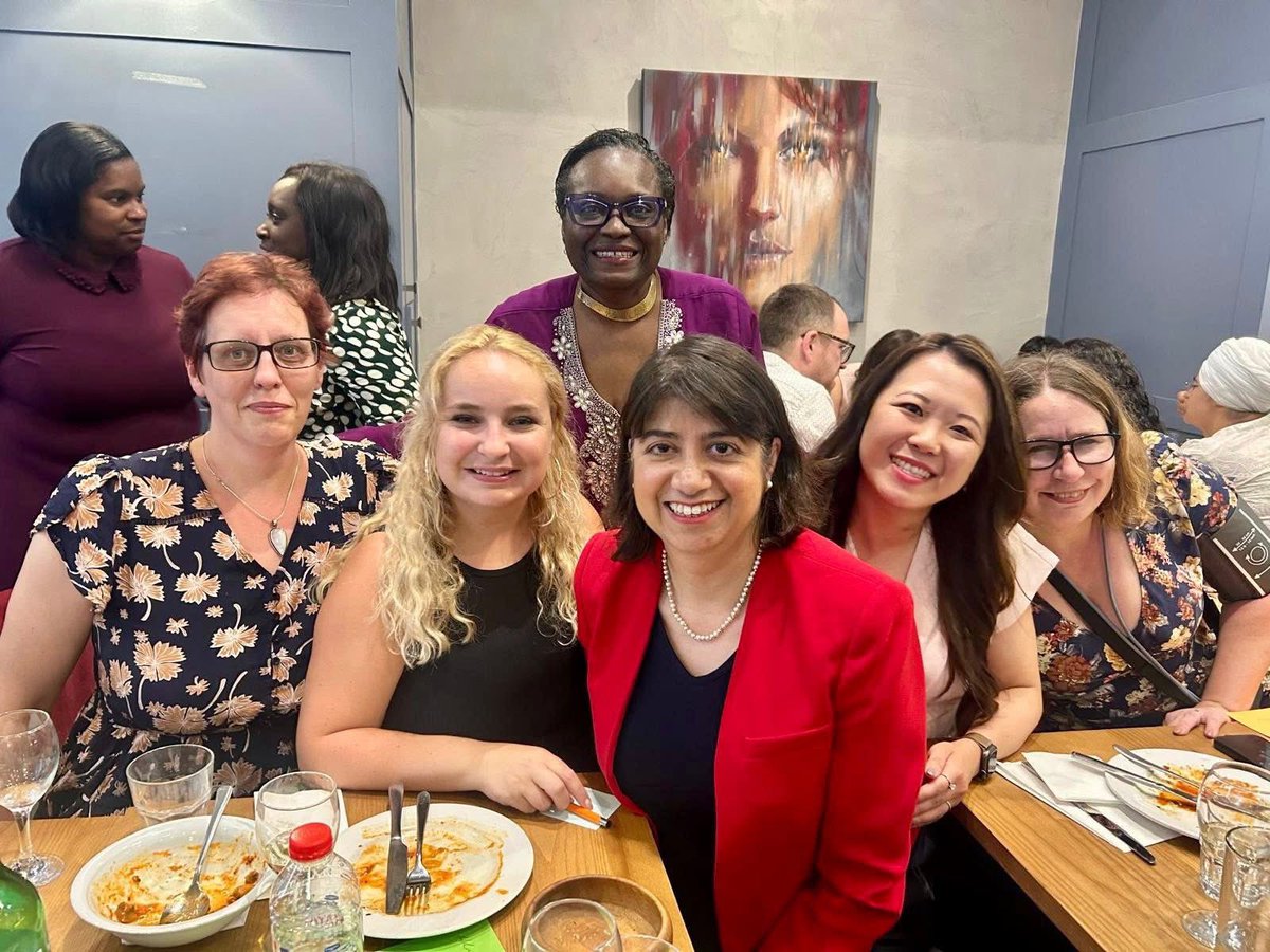 sarakhyde's tweet photo. Celebrating 20 years of @FabianWomen! Great to help kick off a wonderful eve marking 20 years since @SeemaMalhotra1 established FWN. Thanks Anya Sizer for organising. A room full of change-making sisters, with the ideas and passion to serve our communities and country ❤️🔥 https://t.co/Kr3kIbIl5e