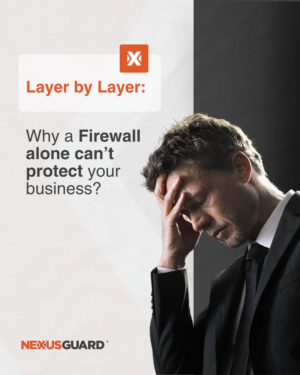 Nexusguard's tweet image. 🧱 A #firewall alone can’t stop modern #DDoS attacks. Their complexity demands #multilayered protection.  Nexusguard’s #OriginProtection detects and blocks threats in real time. Learn more: nexusguard.com/origin-protect…
