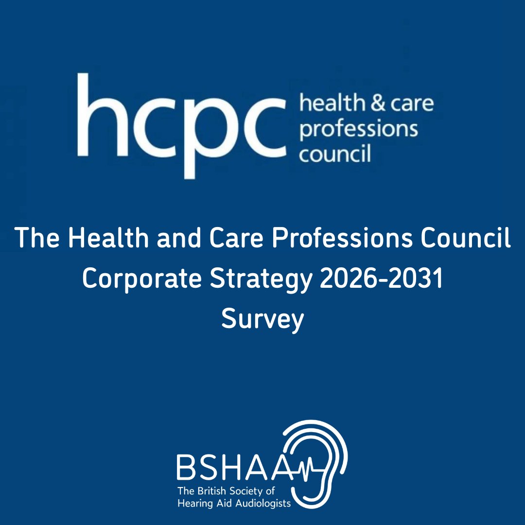 HCPC CORPORATE STRATEGY SURVEY - HAVE YOUR SAY!

The <a href="/The_HCPC/">HCPC</a> is developing its next 5-year corporate strategy, and your voice matters.

Take the survey: bit.ly/HCPCStrategySu…

Thank you!

#BSHAA #HCPC #AudPeeps #AudiologyProfession