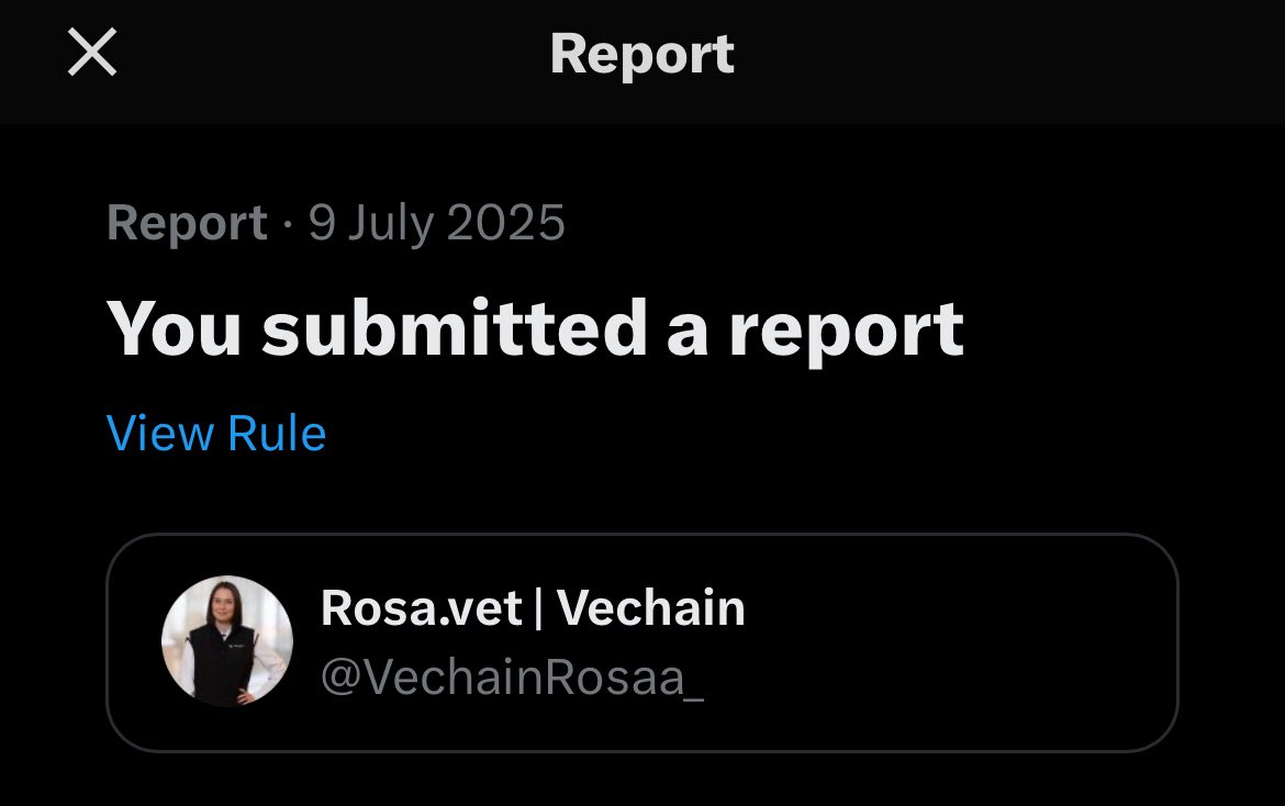 seasick.vet (@justseasick) on Twitter photo Task of the day, #VeFam
🚨 Report <a href="/RosaasimeoliVET/">Rosa.vet | Vechain</a> for impersonating <a href="/Rosaaasimeoli/">Rosa Simeoli</a> 🚨
This fake account actively answers questions and tries hard to appear trustworthy - all to catch someone off guard and steal their seed phrase 😤
Stay vigilant!
#VeChain Task of the day, #VeFam
🚨 Report <a href="/RosaasimeoliVET/">Rosa.vet | Vechain</a> for impersonating <a href="/Rosaaasimeoli/">Rosa Simeoli</a> 🚨
This fake account actively answers questions and tries hard to appear trustworthy - all to catch someone off guard and steal their seed phrase 😤
Stay vigilant!
#VeChain