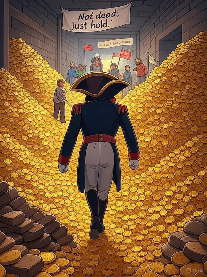 Napoleuro_Coin's tweet photo. 🚨 Napoleuro Update 🚨

As the dev, I’ve sold all my coin holdings.
The project is on hold — but not dead.
Launched on https://t.co/BeyeOPybEa (not a shady 3rd party), and I have no control over the liquidity.
It’s a meme coin in early stages, with potential.

#SOL #memecoin https://t.co/Uzepv2ZlDO