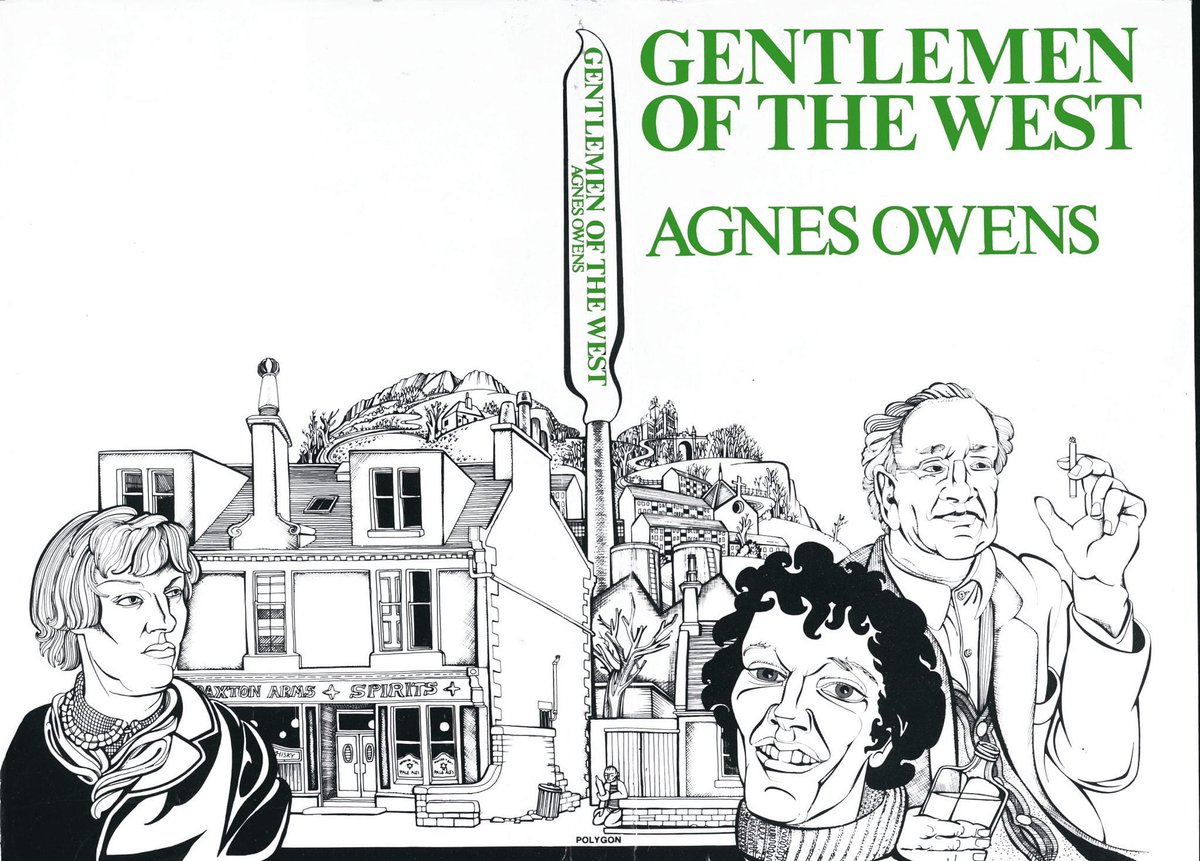 AGrayArchive's tweet image. Timeline post 24: 1975 - In this year Alasdair meets Agnes Owens @AOwensArchive through Liz Lochhead who was teaching at a local writers group in Alexandria which Agnes attended. Alasdair would champion her throughout her life & they would send each other transcripts to edit.