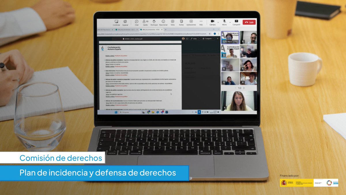 📢 La comisión de derechos de Autismo España se reúne para trabajar sobre el plan de incidencia y las acciones en defensa de los derechos del colectivo en todos los territorios.