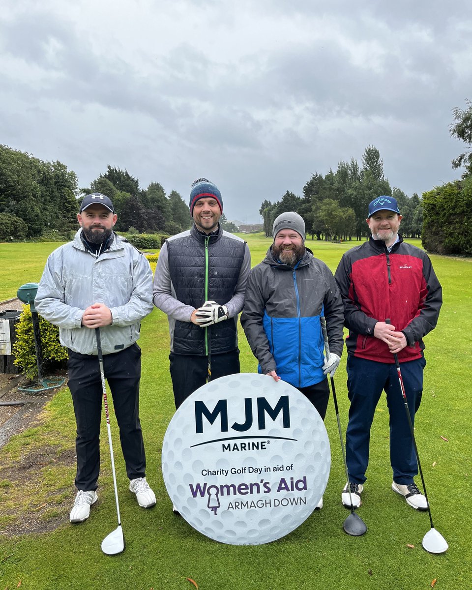 MapeiUKLtd's tweet image. We were delighted to be a Gold Sponsor of the @MJMMarine #Charity Golf Day in Warrenpoint in aid of @WomensAidAD 

 We hope everyone had a great day and congratulations to all of the winners! 

#golf #GolfDay #ProudSponsor #CharityGolfDay #WomensAidArmaghDown #TeamMJM #Mapei