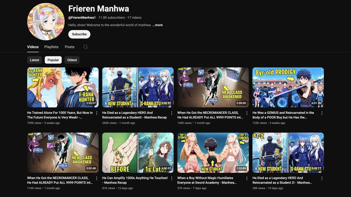 NICHE PRINTING $$$👇
 
Ultra Long-form Anime (1.5 month old)

Estimated earnings: ~$10,000🔥

Retweet &amp; Comment "NICHE" and I'll DM you my full niche guide