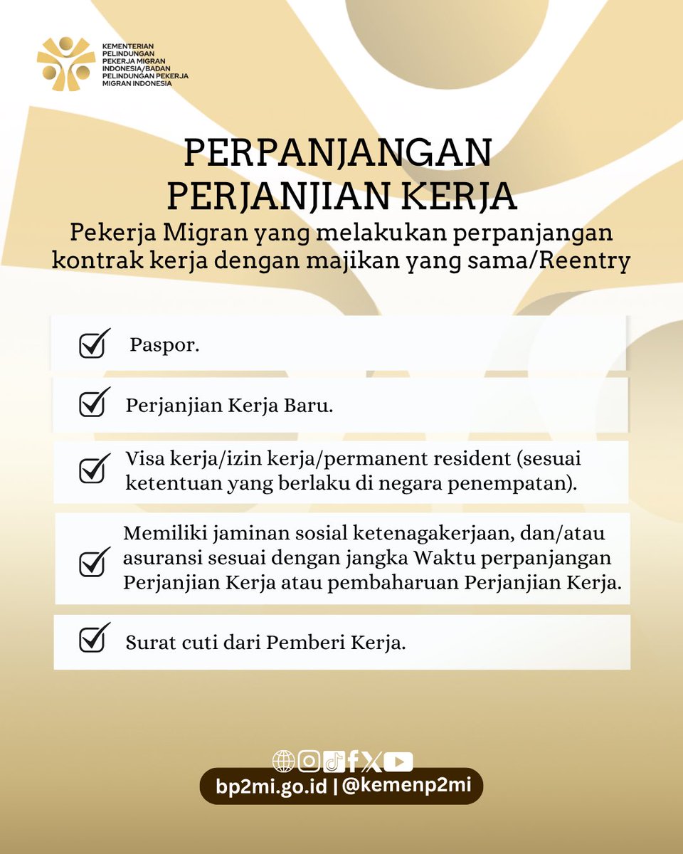 Kementerian Pelindungan Pekerja Migran Indonesia tweet media