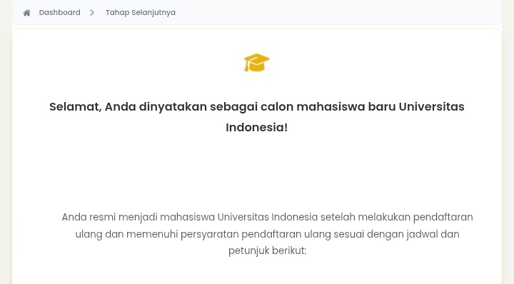 sionaverick's tweet photo. masya allah alhamdulilla ga nyangka bgt lolos FF UI, makasiii banyak ya allah 🥹🥹 https://t.co/UGd0REBLWS