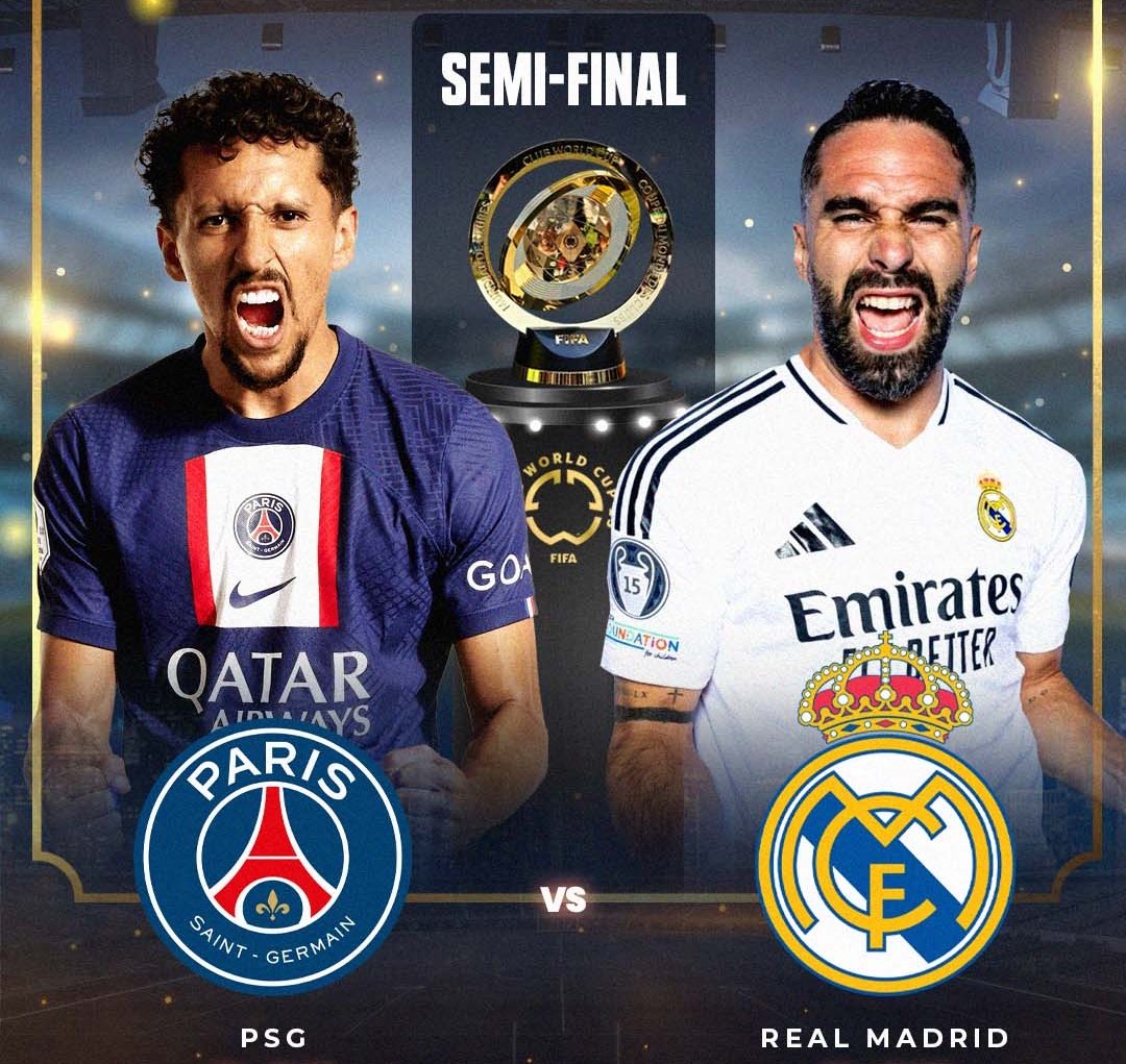𒆜 Coach Ramos Official (@coachramoslive) on Twitter photo #FIFACWCSEMIS PREDICT CORRECT SCORE, FINALIST & TITLE WINNER TO WIN 50K ⚔️ OUR PREVIOUS WINNERS <a href="/ElizabethG37377/">Elizabeth George</a> & <a href="/GeorgeWej256/">George Wejuli</a> WILL GET THEIR PRIZES ON FINALS
SEMIS
<a href="/PSG_inside/">Paris Saint-Germain</a> vs <a href="/realmadrid/">Real Madrid C.F.</a>?
#Follow, 🔁 #Repost #Tag4frds
✍️ Drop Your Correct score
#ClubWorldCup #FIFACWC #FIFACWCSEMIS PREDICT CORRECT SCORE, FINALIST & TITLE WINNER TO WIN 50K ⚔️ OUR PREVIOUS WINNERS <a href="/ElizabethG37377/">Elizabeth George</a> & <a href="/GeorgeWej256/">George Wejuli</a> WILL GET THEIR PRIZES ON FINALS
SEMIS
<a href="/PSG_inside/">Paris Saint-Germain</a> vs <a href="/realmadrid/">Real Madrid C.F.</a>?
#Follow, 🔁 #Repost #Tag4frds
✍️ Drop Your Correct score
#ClubWorldCup #FIFACWC