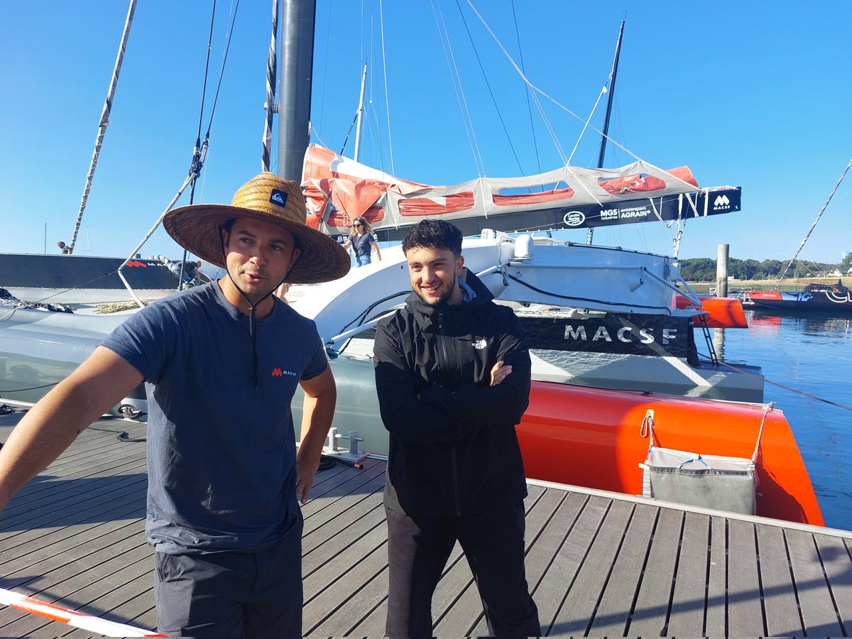 Inoxtag embarque à  Lorient avec <a href="/GuirecSoudee/">Guirec Soudée</a> pour une traversée de l'Atlantique sur le maxi-trimaran Macsf
"Je n'ai jamais fait de voile de ma vie, ça va être une dinguerie "
<a href="/Inoxtag/">Inoxtag ⚡️</a>