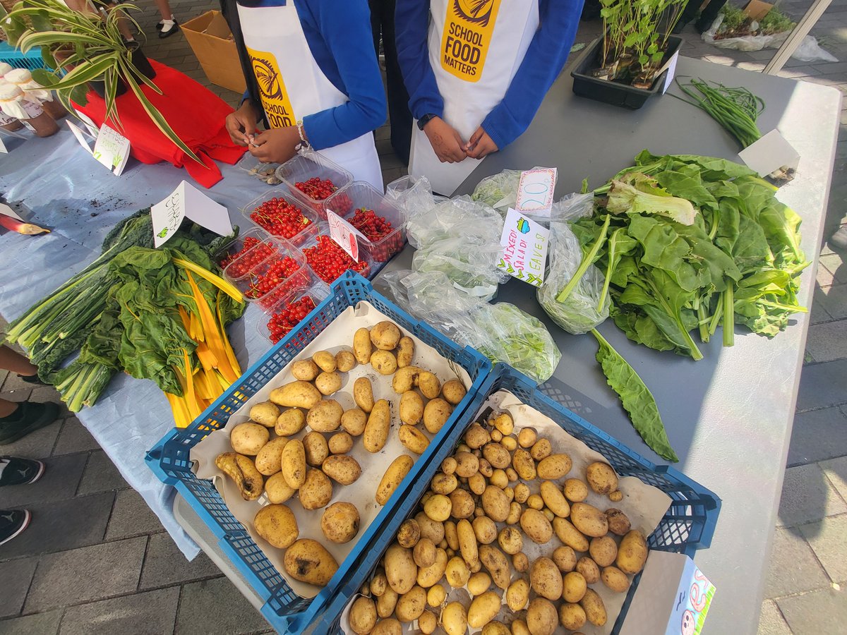 Eat Smart Sheffield (@eatsmartsheff) on Twitter photo Was so nice to be part of the <a href="/MoorSheffield/">Moor Sheffield</a> Market event yesterday! Four #Sheffield primary schools - <a href="/OasisFirVale/">Oasis Academy Fir Vale</a>, <a href="/LowfieldPrimary/">Lowfield Primary Sch</a>, Norfolk Community & Emmaus became <a href="/sfmtweet/">School Food Matters</a> Young Marketeers for the day, selling their school-grown produce to the public! 🫛🥕🥔🥬🧅 Was so nice to be part of the <a href="/MoorSheffield/">Moor Sheffield</a> Market event yesterday! Four #Sheffield primary schools - <a href="/OasisFirVale/">Oasis Academy Fir Vale</a>, <a href="/LowfieldPrimary/">Lowfield Primary Sch</a>, Norfolk Community & Emmaus became <a href="/sfmtweet/">School Food Matters</a> Young Marketeers for the day, selling their school-grown produce to the public! 🫛🥕🥔🥬🧅