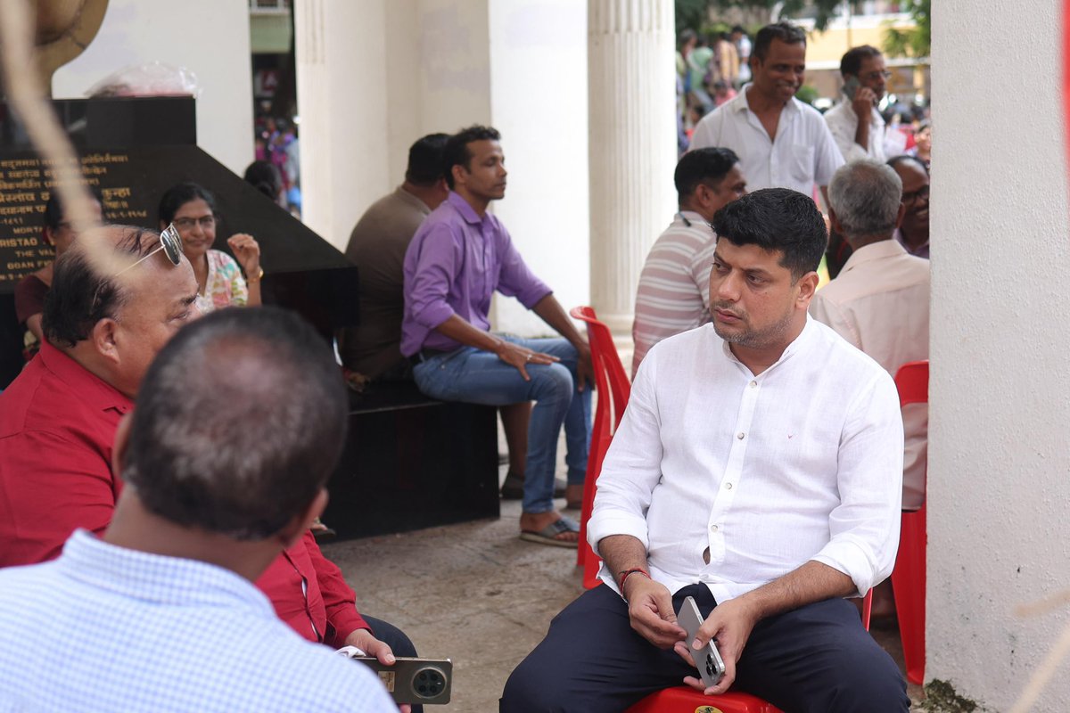 amitspatkar's tweet image. I strongly extend my support to the nationwide protest by AITUC at Azad Maidan. The @BJP4India Govt continues to ignore the voices of workers—no job security, poor wages, and growing exploitation.

In Goa too, the working class has been treated with utter injustice—contract…