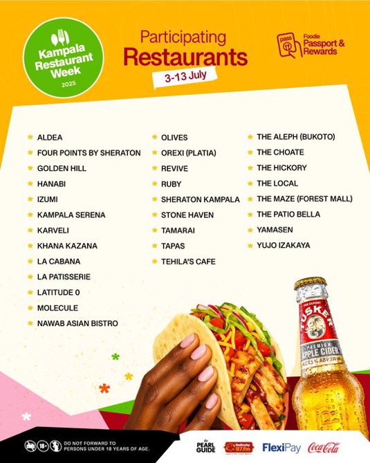 Johnlaban256's tweet image. At your service 🤝

#KampalaRestaurantWeek