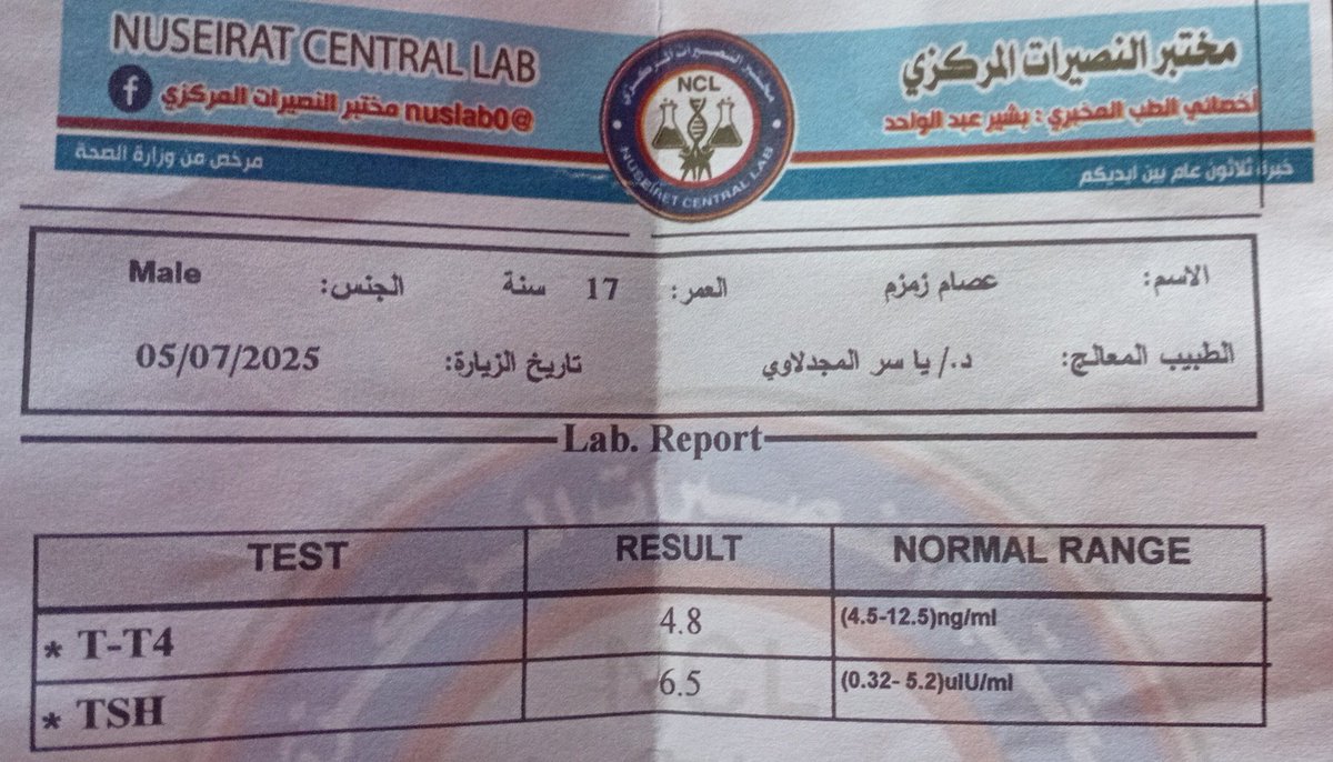 This is my son’s analysis. He needs treatment and follow-up with the doctor. Please be a source of hope for us. Donate a little. Please be a source of hope for us. It has been a week since we received any donations💔💔💔
chuffed.org/project/khadej…