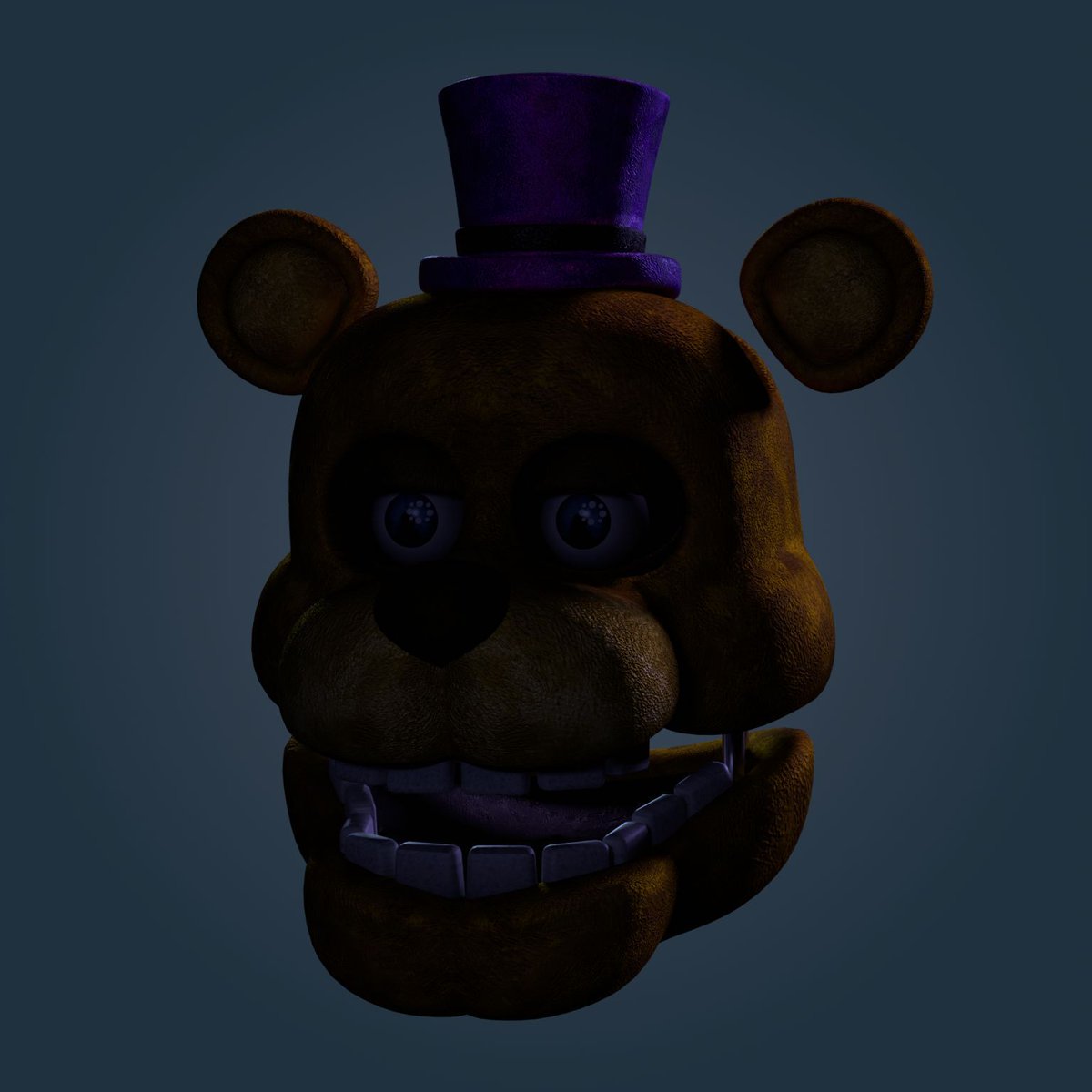 AlexExodius's tweet image. Ok so, gonna try and get back into making more FNAF models. Starting with Fredbear! This ones following the Lefty -> Fredbear idea so we'll see where it goes.
#b3d #blender #fnaf #fredbear